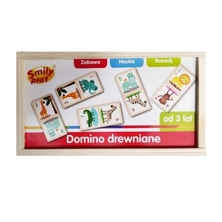 SMILY PLAY SPW83797 Domino drewniane