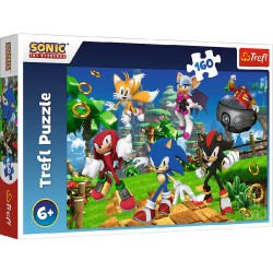TREFL 15421 Puzzle 160 Sonic i przyjaciele