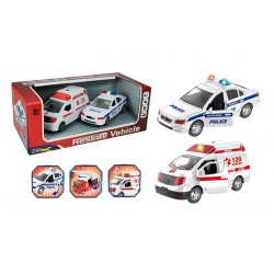 ARTYK 166532 Zestaw aut miejskich - Policja i Ambulans