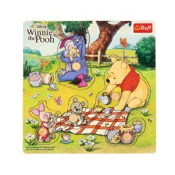 TREFL 61852 Zabawka drewniana Puzzle mini - Winnie The Pooh