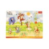 TREFL 61855 Zabawka drewniana Puzzle medium - Winnie The Pooh