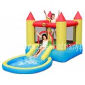 Dmuchaniec Happyhop Bouncy Castle With Pool Slide Zamek Dmuchany Zjeżdżalnia, Trampolina