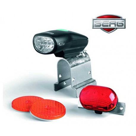 BERG Zestaw oświetleniowy LED + baterie