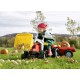 Rolly Toys Traktor Kid Czerwony z Przyczepą Łyżką