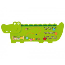 VIGA Sensoryczna Tablica Manipulacyjna - Krokodyl