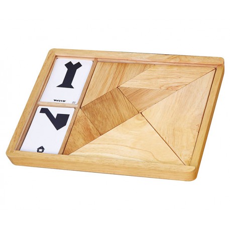 VIGA Drewniane Puzzle - Tangram