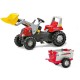Rolly Toys Traktor na pedały z przyczepą i łyżką 3-8 Lat do 50kg