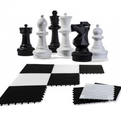 Zestaw ogromnych szachów + szachownica ogrodowa