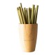 ECORASCALS Zestaw 5 szt rurek bambusowych