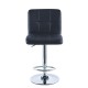 Hoker krzesło barowe czarne kpl. 2szt Saska Garden