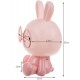 Lampka nocna- królik różowy 23cm
