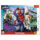 TREFL 31347 Puzzle 25 ramkowe Odważny Spiderman