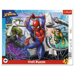 TREFL 31347 Puzzle 25 ramkowe Odważny Spiderman